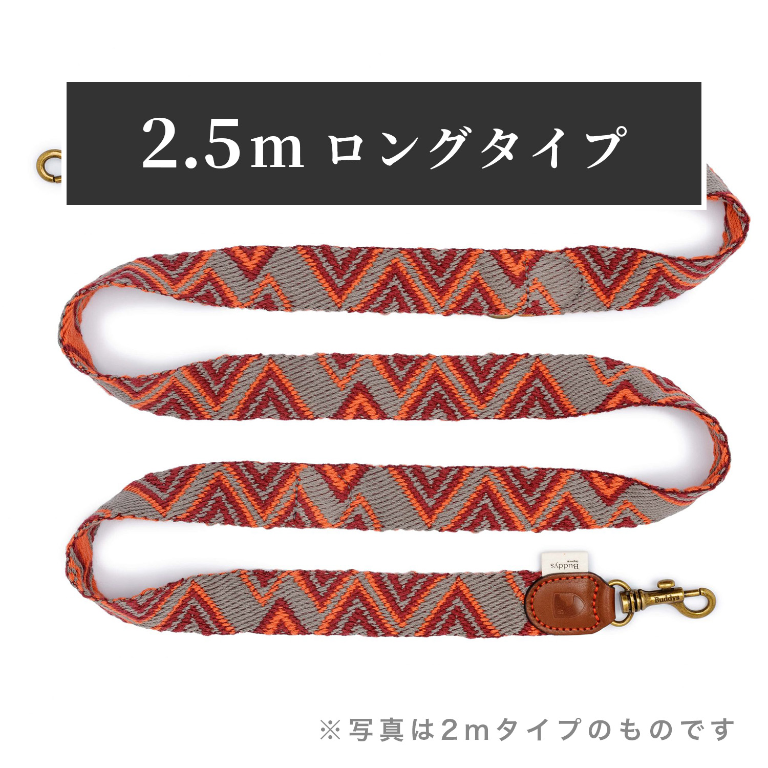 【予約販売】Buddys　Pikes アジャスタブルリード（2.5mロングタイプ）/Orange
