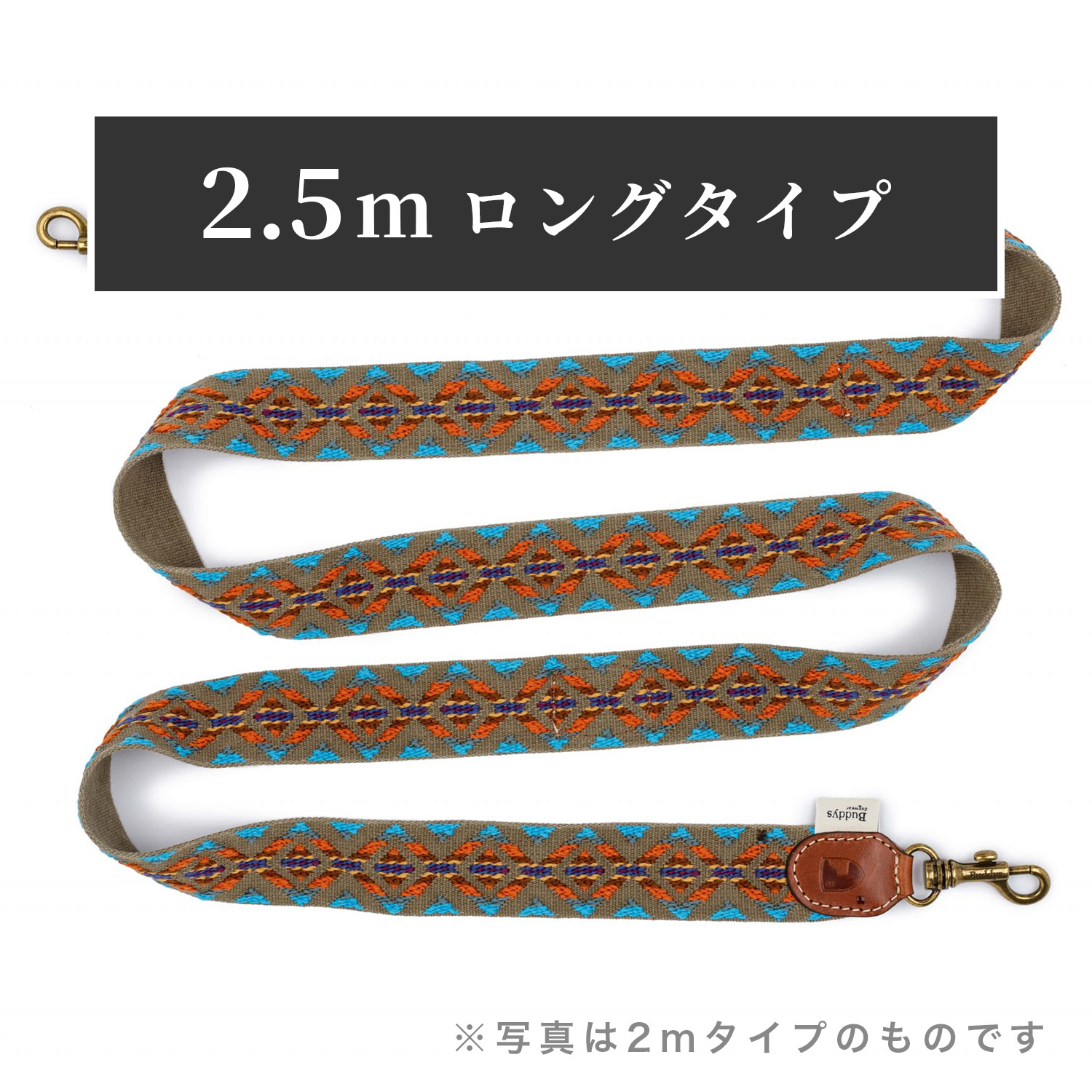 【予約販売】Buddys　Etna アジャスタブルリード（2.5mロングタイプ）/Green