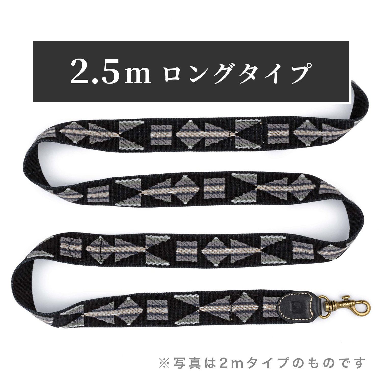 Buddys　Etna  アジャスタブルリード（2.5mロングタイプ）/Black