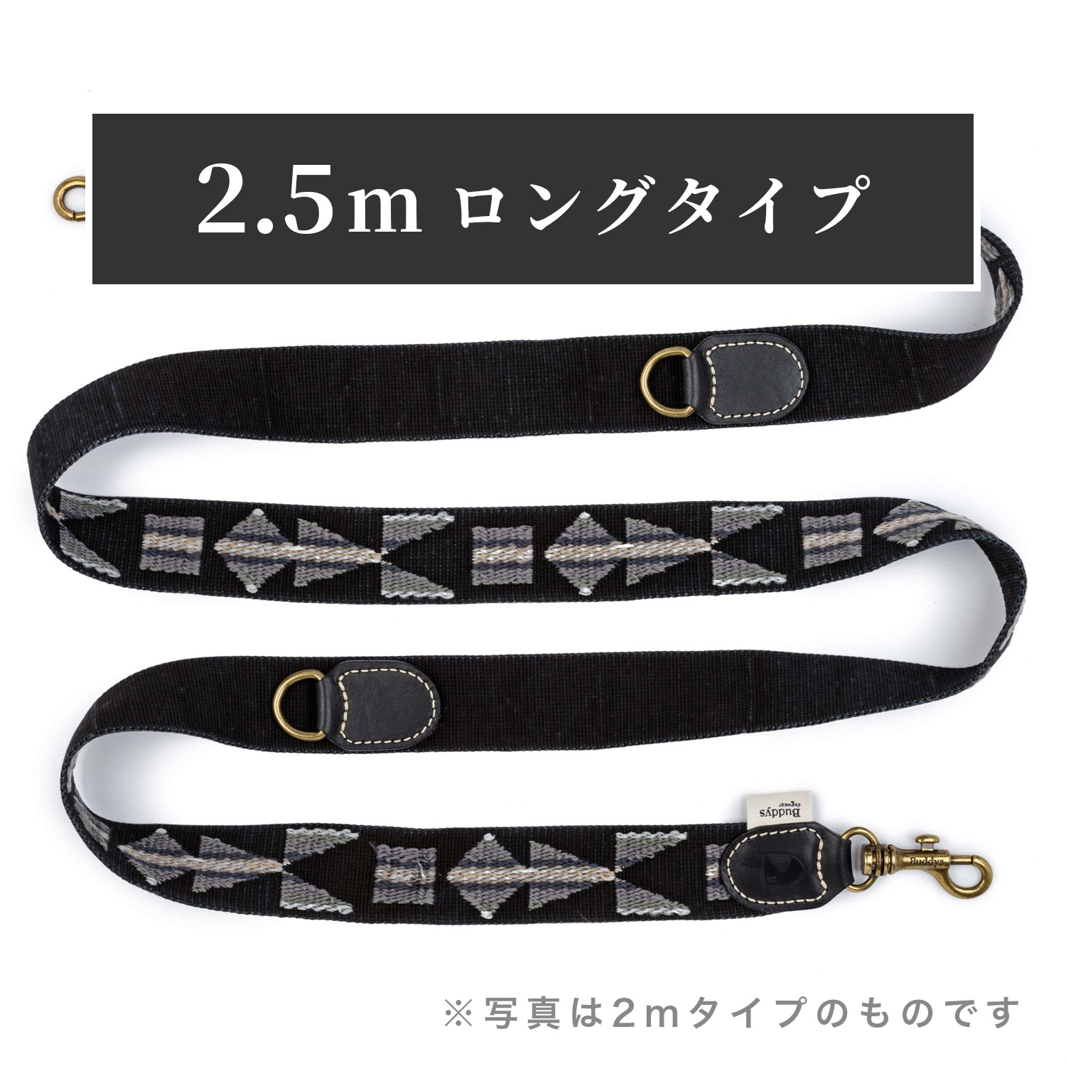 Buddys　Etna  アジャスタブルリード（2.5mロングタイプ）/Black_1