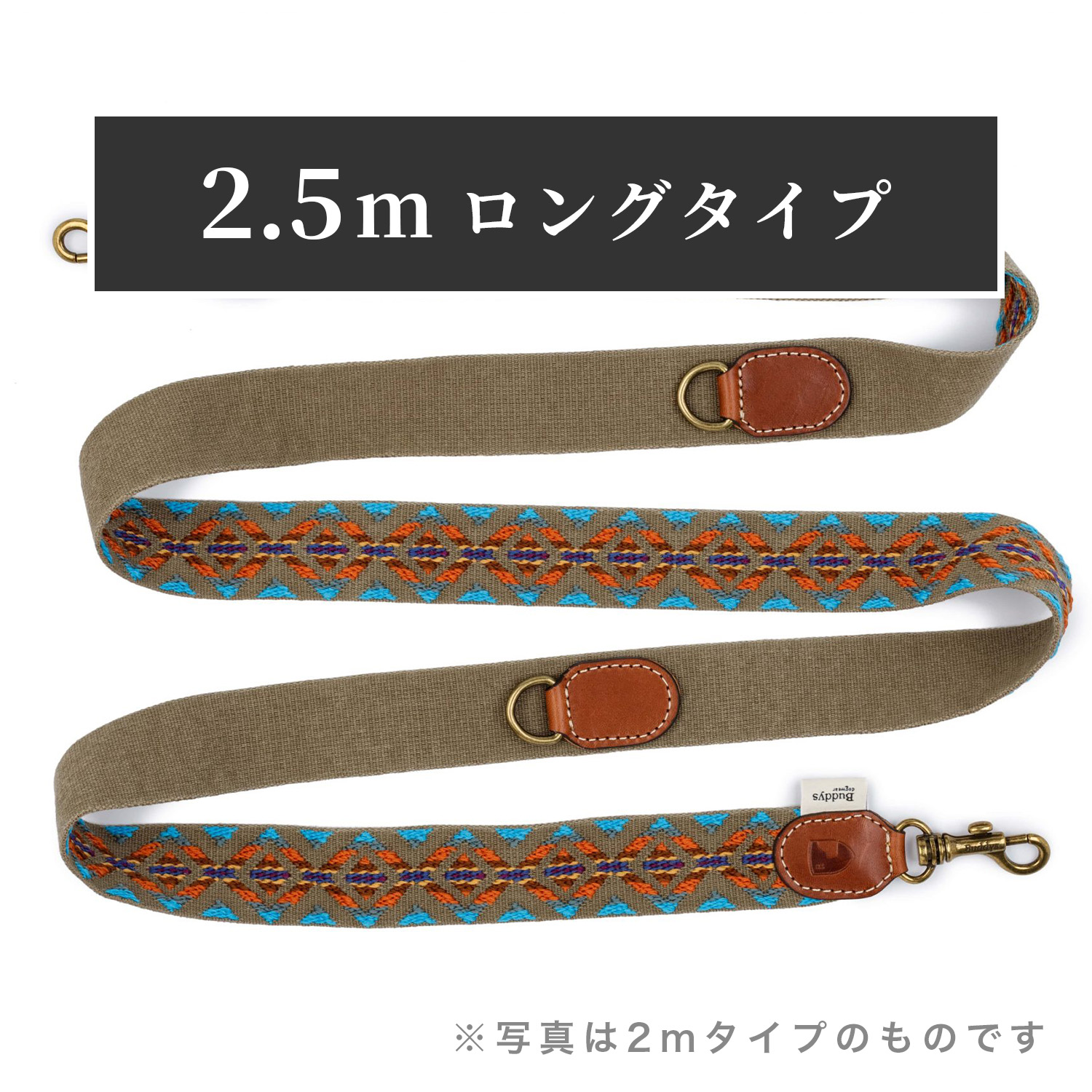 Buddys　Etna アジャスタブルリード（2.5mロングタイプ）/Green_1