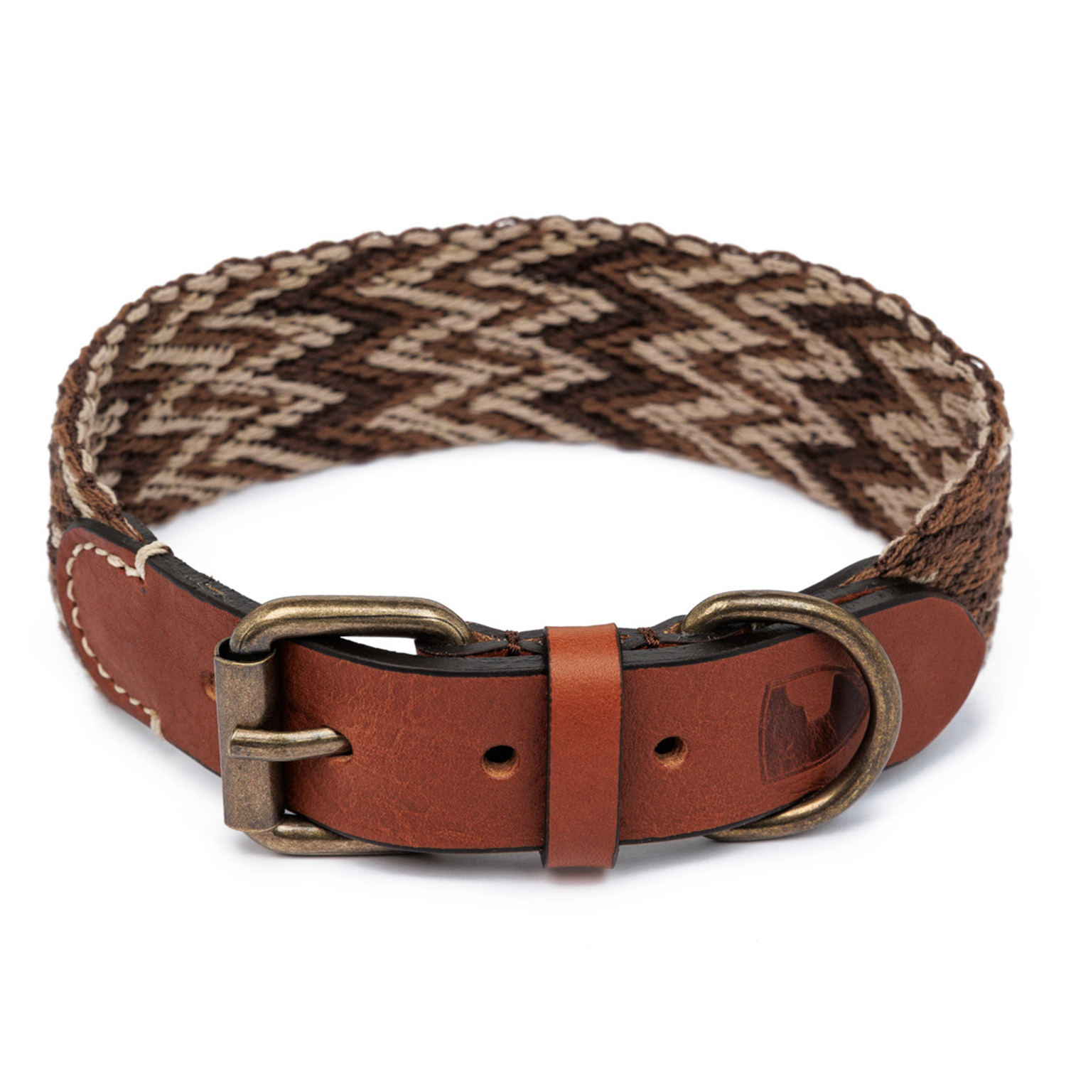 Buddys　Peruvian 首輪 Brown_1