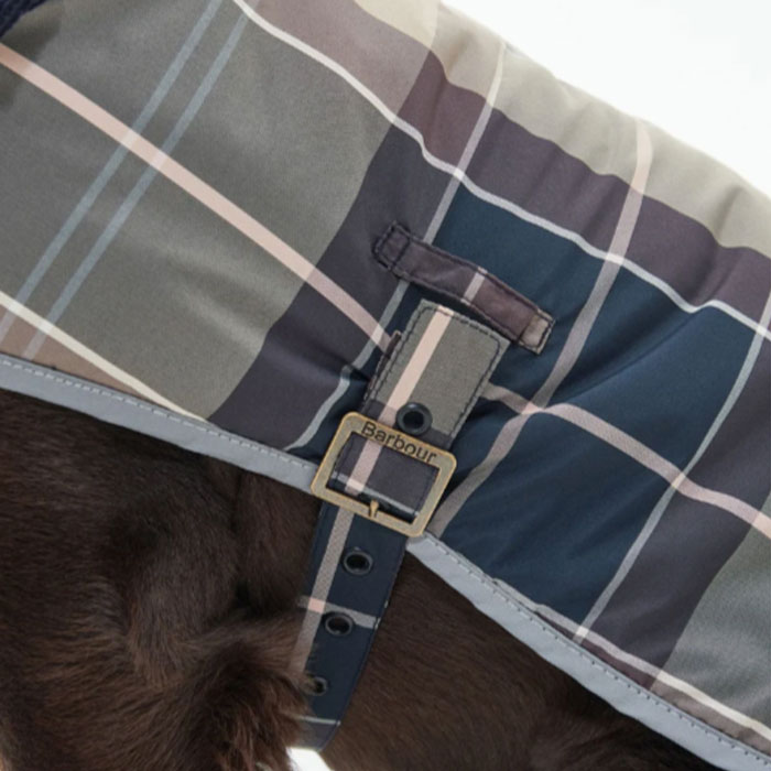 Barbour　タータンドッグコート_2