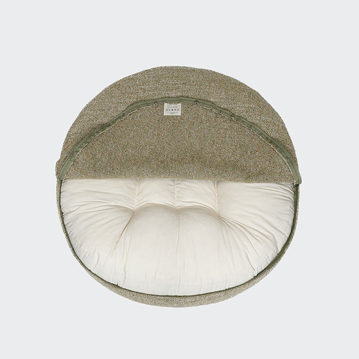 【20%OFF】Cloud7 Pouf Tweed Melange ベッド Greenish_1