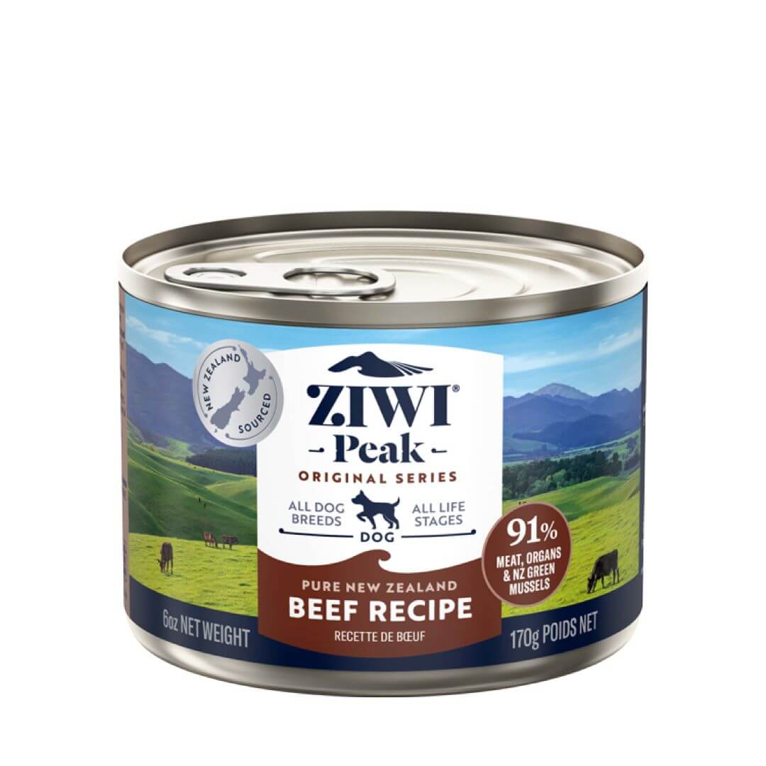 ZIWI Peak ドッグ缶 ビーフ 170g,390g｜ZIWI PeakのドッグフードならLutie