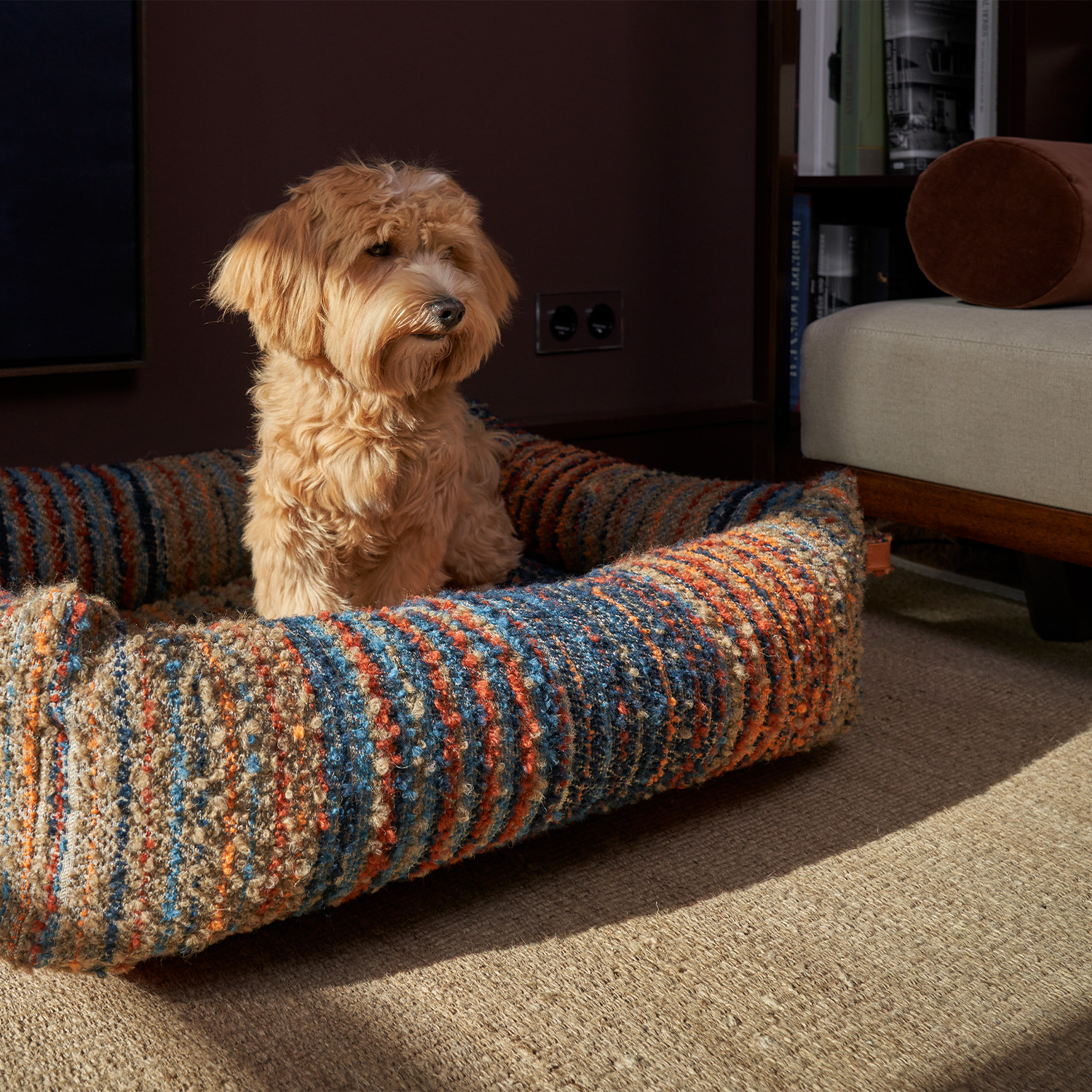 Cloud7　Sleepy Deluxe ベッド Stripes Blue-Red_6