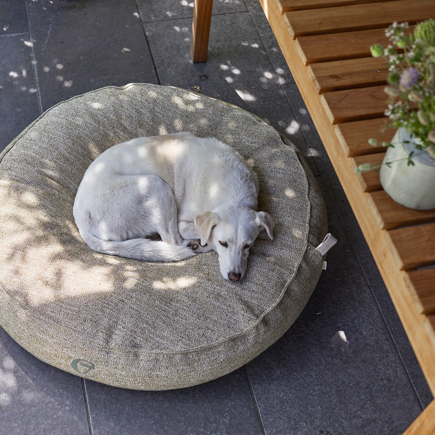 【20%OFF】Cloud7 Pouf Tweed Melange ベッド Cream_5