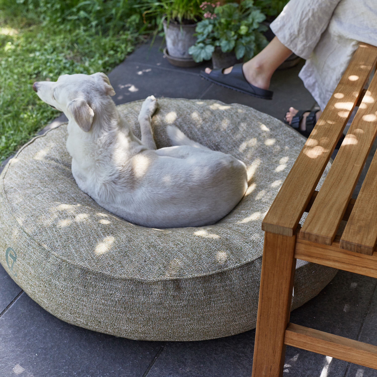 【20%OFF】Cloud7 Pouf Tweed Melange ベッド Cream_6